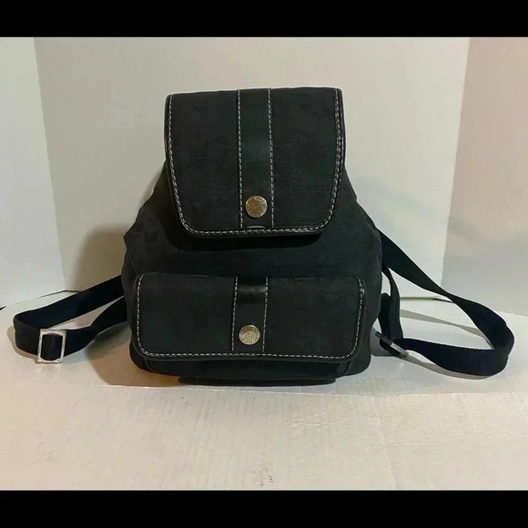 Michael kors Black canvas backpack - Picture 1 of 16